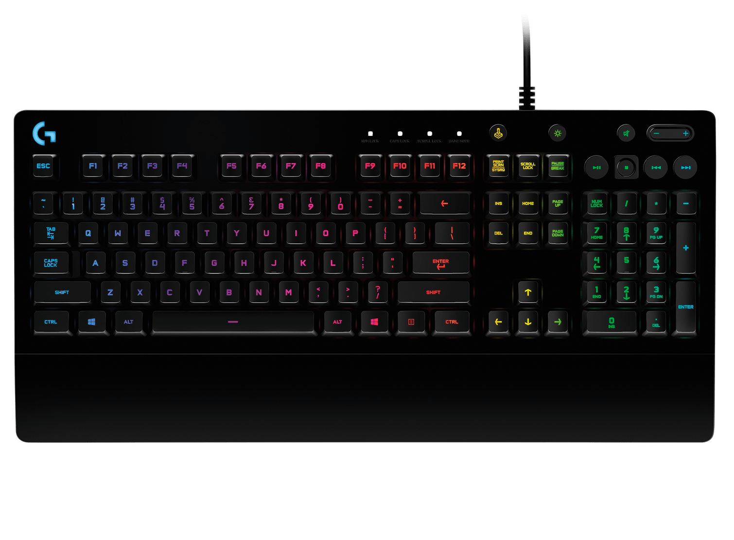Logitech G G213 Prodigy, Hitam