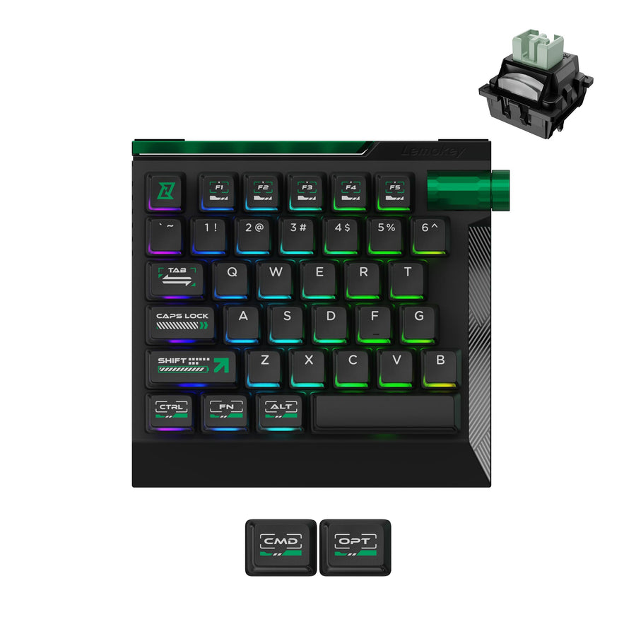 Lemokey Lemokey L0 HE One Handed Magnetic Switch Gaming Keyboard,