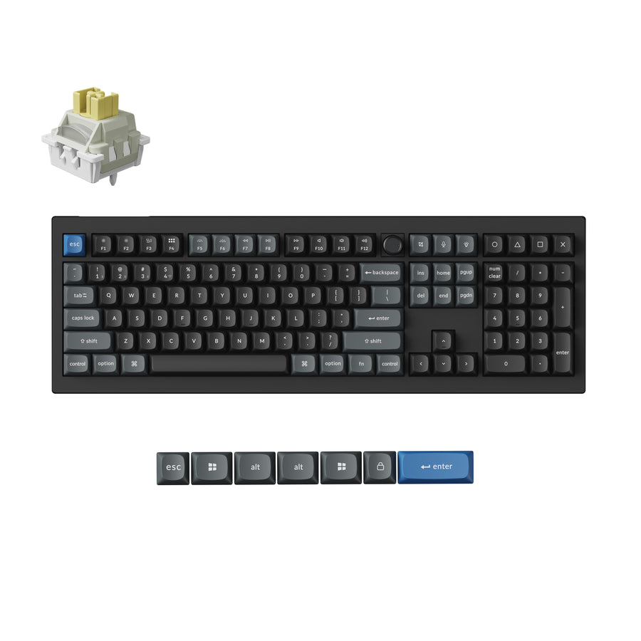 Keychron Keychron V6 Ultra Hybrid 8K Wireless Magnetic & Mechanical Keyboard,
