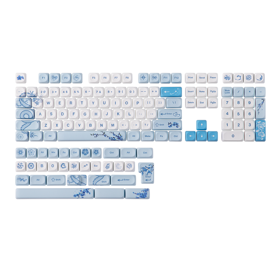 EPOMAKER EPOMAKER x LINDSEYSZN Azure Dragon SZN Keycap Set,